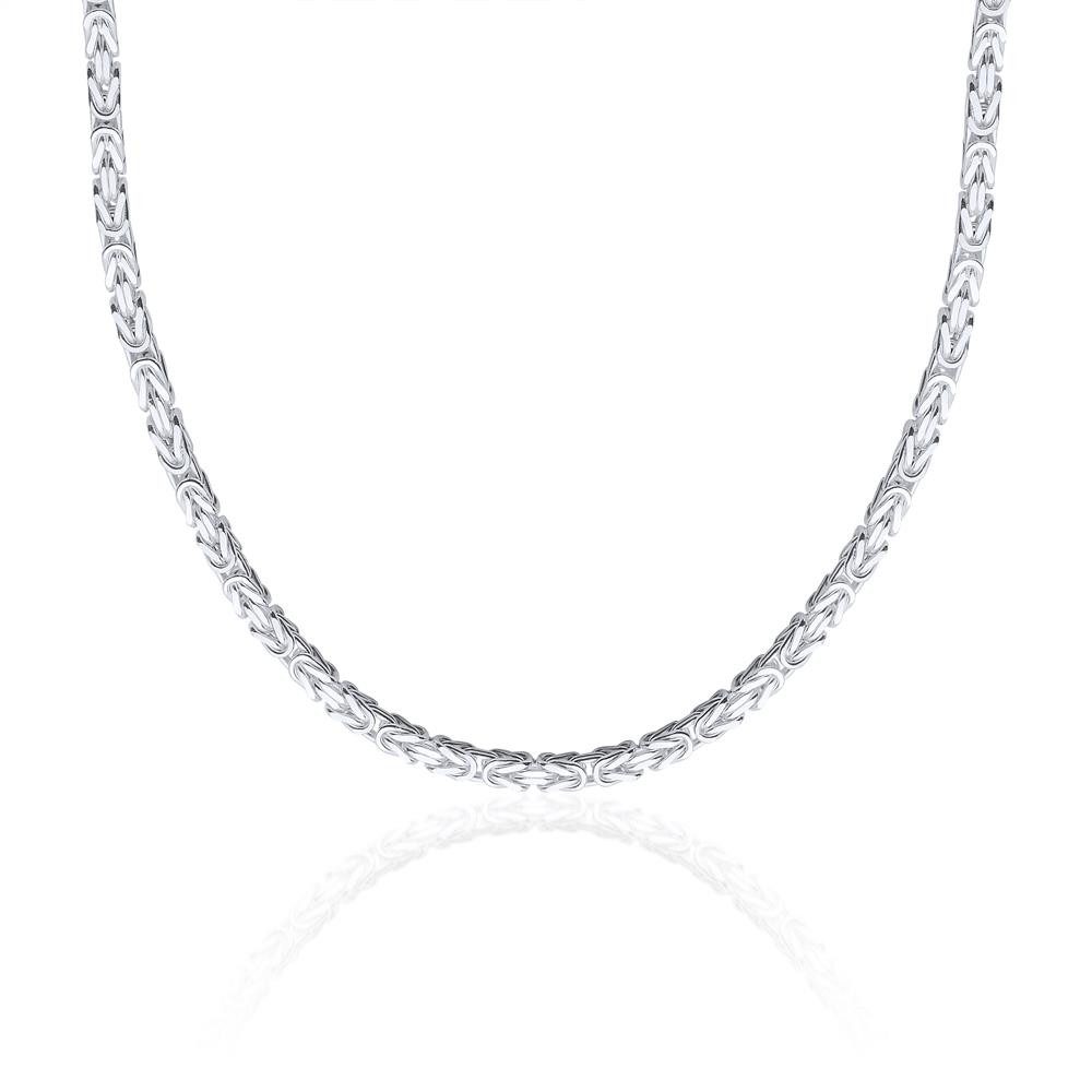 JEWLIX Königskette aus Sterlingsilber in 3,2 mm Stärke, vierkant Design KK0 günstig online kaufen