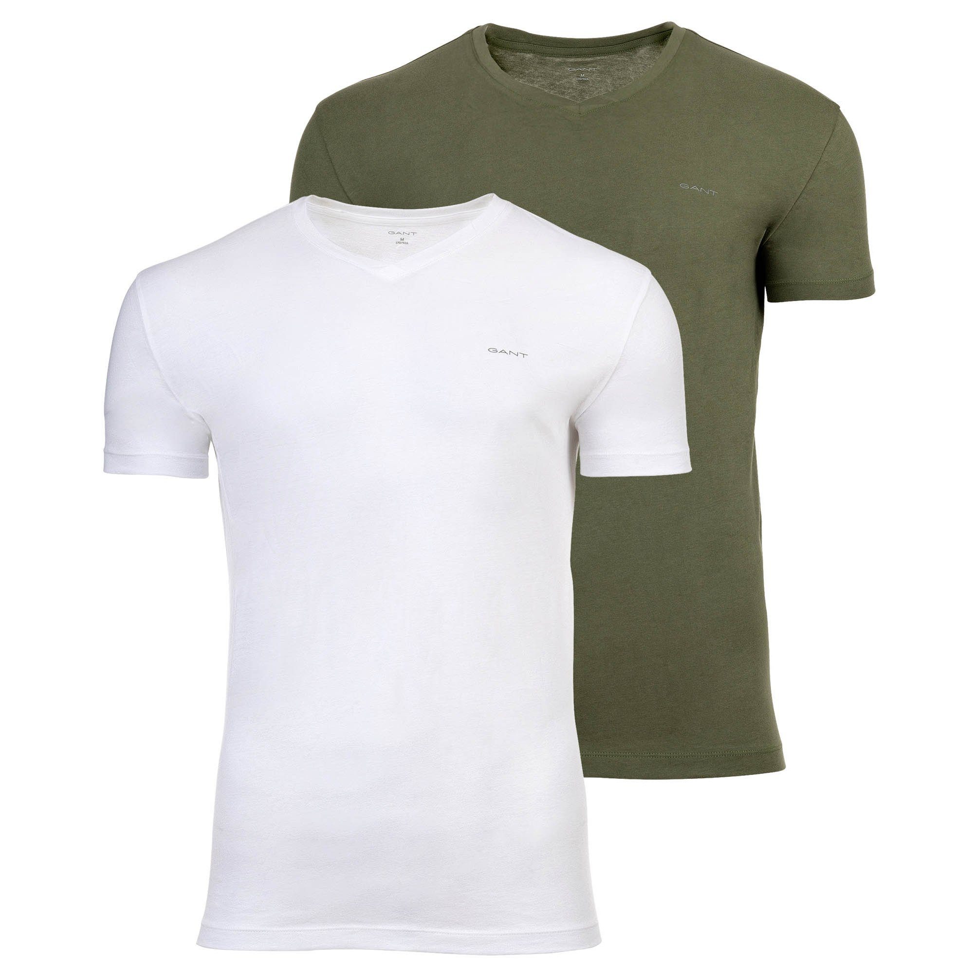 T-Shirt Herren T-Shirt 2er Pack Baumwolle