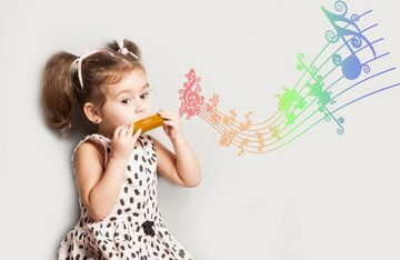 Classic Cantabile Mundharmonika FunKids Blues Harmonica ideal für Kinder, C-Dur, C, (diatonisch, inkl. Kunststoff-Etui), 20 Stimmzungen aus Phosphorbronze