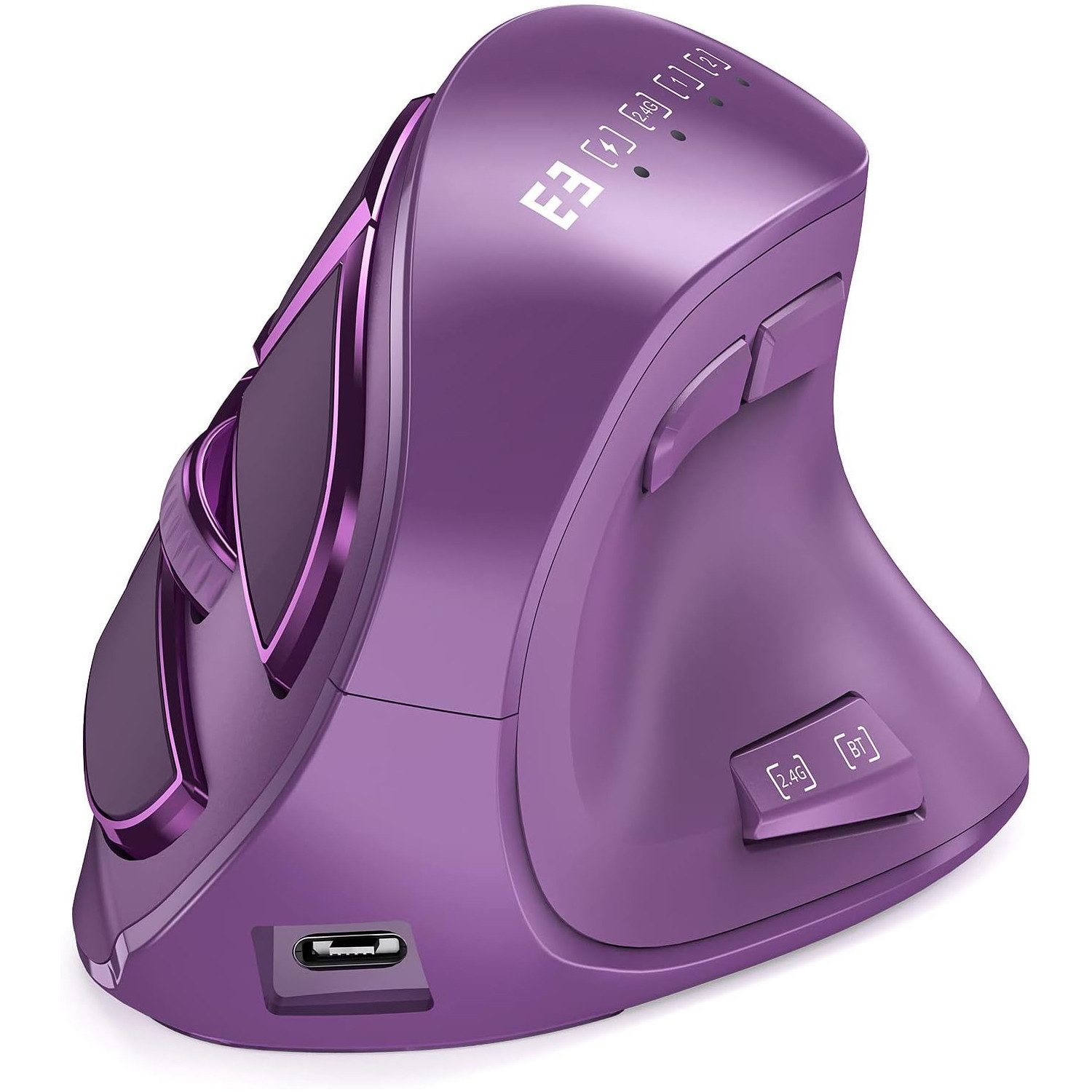 Seenda Dual Bluetooth + 2,4G wiederaufladbare ergonomische Maus