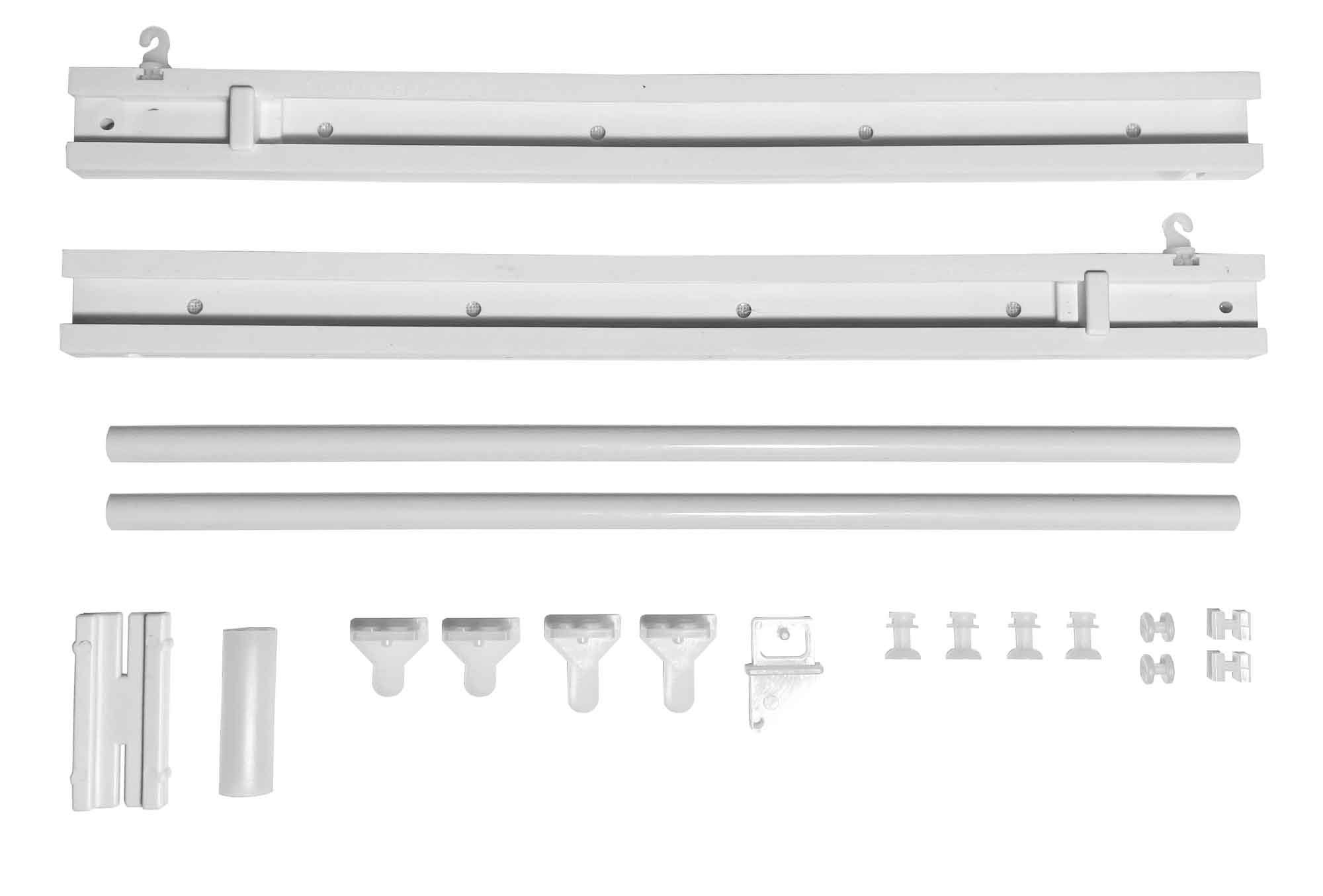 Flächenvorhang blickdicht, Creme (1 »Welle« St), Gardinenbox, Raumtrenner Paneelwagen Lasercut Klettband Schiebegardine, 85615