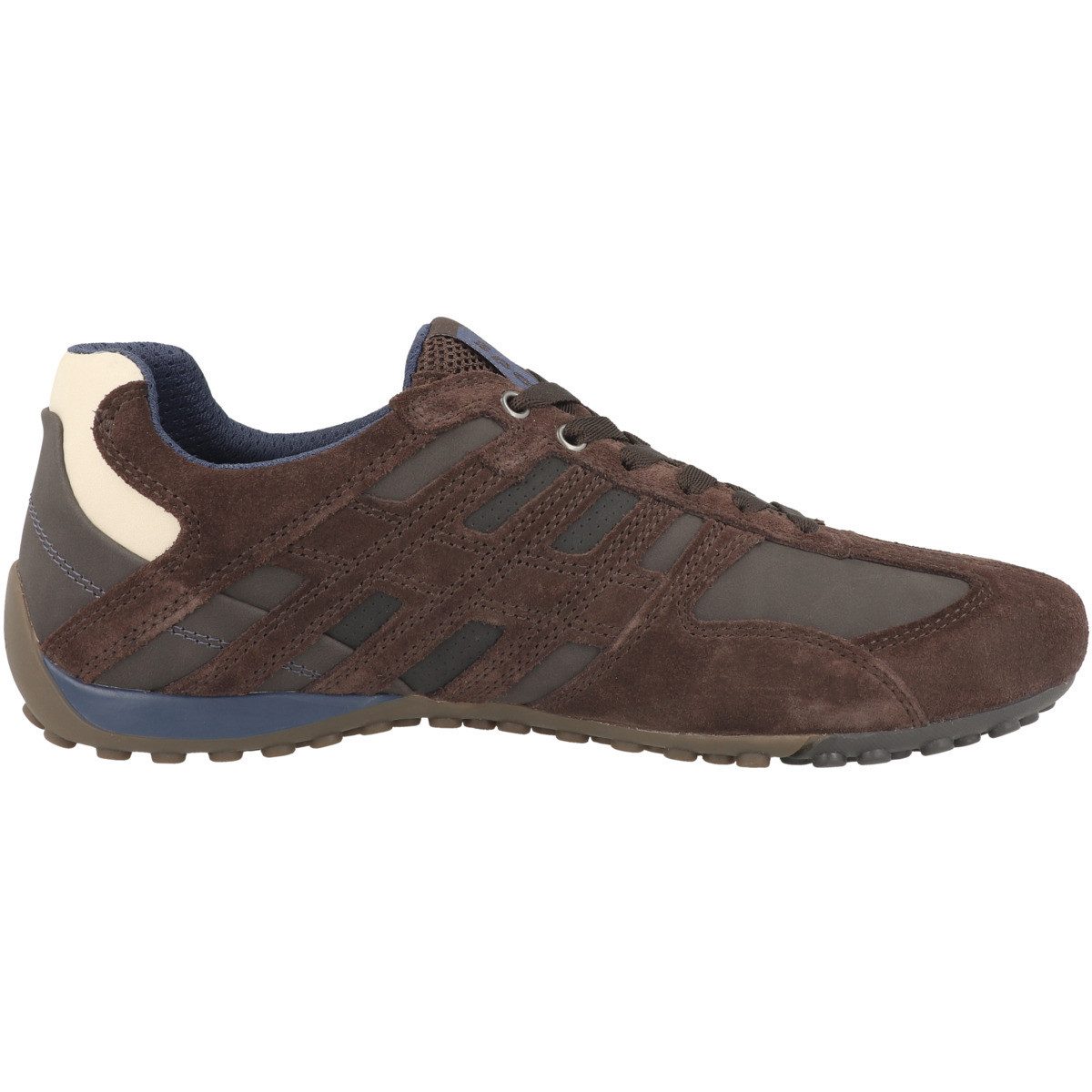 Geox U Snake K Herren Sneaker Turnschuhe, Sportschuhe, Freizeitschuhe, Halbschuhe, Schnürschuhe