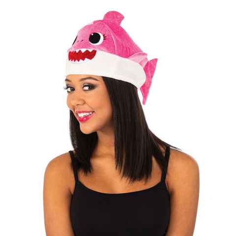 Rubie´s Kostüm Baby Shark - Mommy Shark Hai-Mütze, Lustige Mama Hai Kopfbedeckung aus dem meistgeklickten Youtube-Video