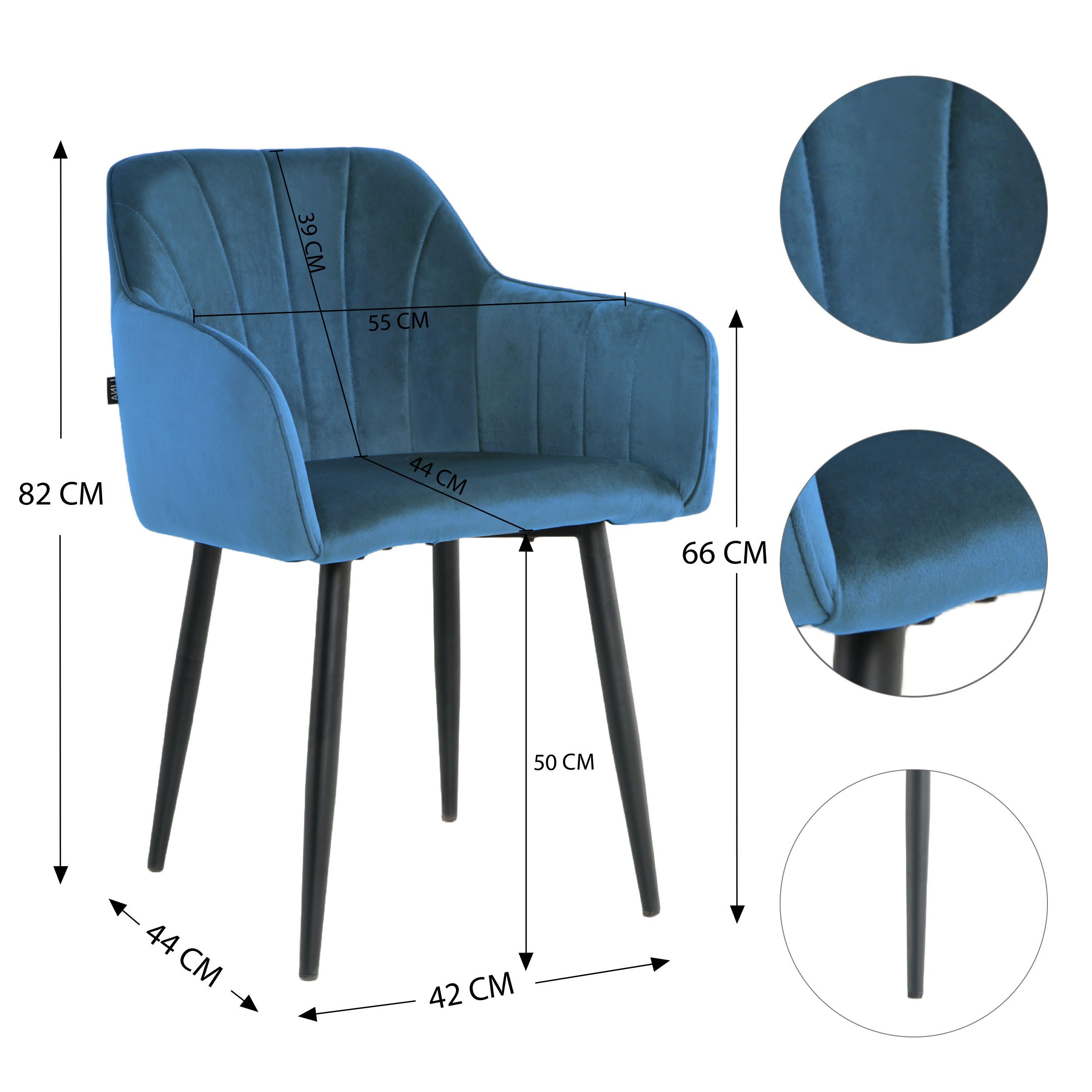Lina® Esszimmerstuhl Rio Esszimmerstühle 2er Set günstig online kaufen