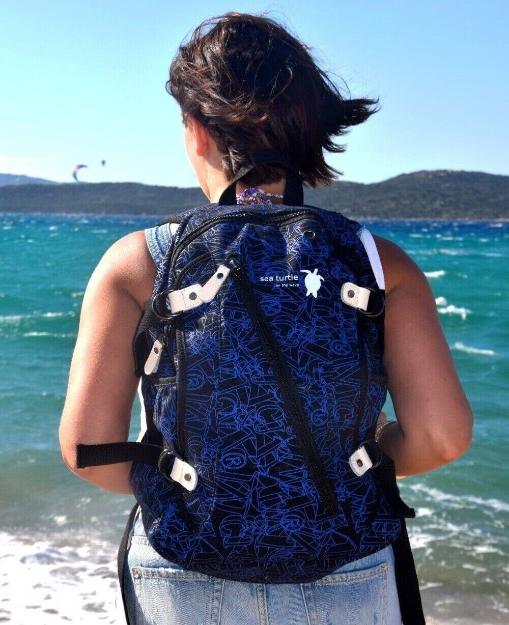ROOGU Rucksack ROOGU Land/Sea Turtle Rucksack 25l Stadt Schule Uni Arbeit Laptop