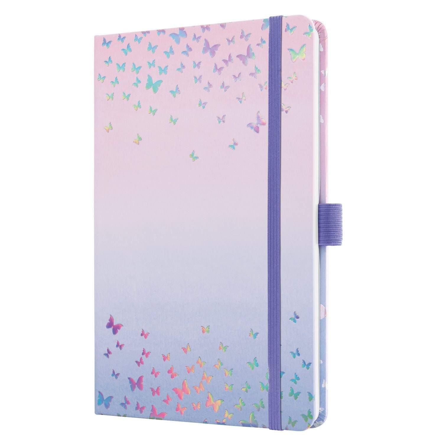 Sigel Buchkalender SIGEL 7J347 Wochenkalender Jolie 2027, ca. A5, Butterfly Confetti Cand