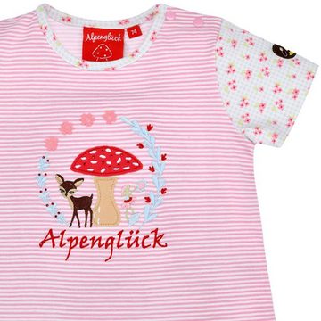 BONDI T-Shirt Mädchen T-Shirt 'Alpenglück' mit Reh und Pilz 8661