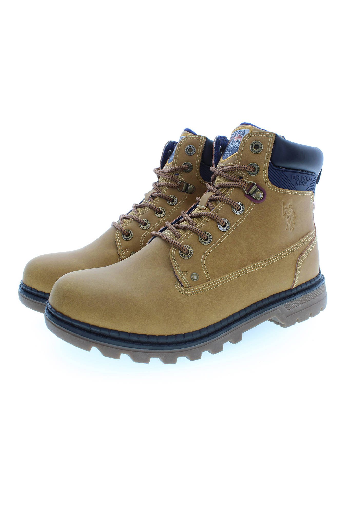 U.S. GRAND POLO Stiefelette Bester Preis: Beige Herrenstiefel mit
