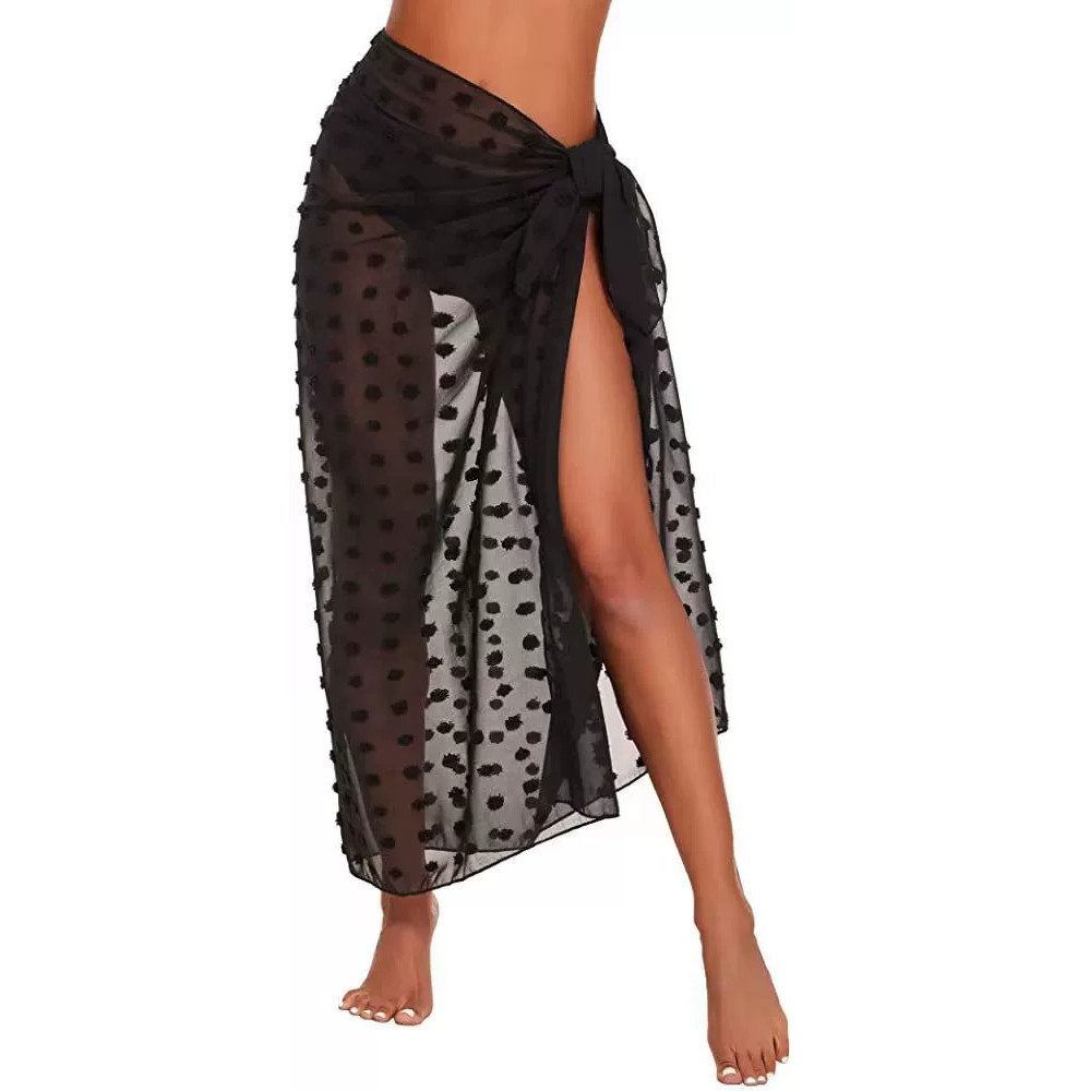 nsihing Strandrock Strand-Sarong für Damen, Transparenter bikini tuch,Wickeltuch Wickelrock oder Bikini Cover-up,sommerlicher Strand- und Urlaubsschutz