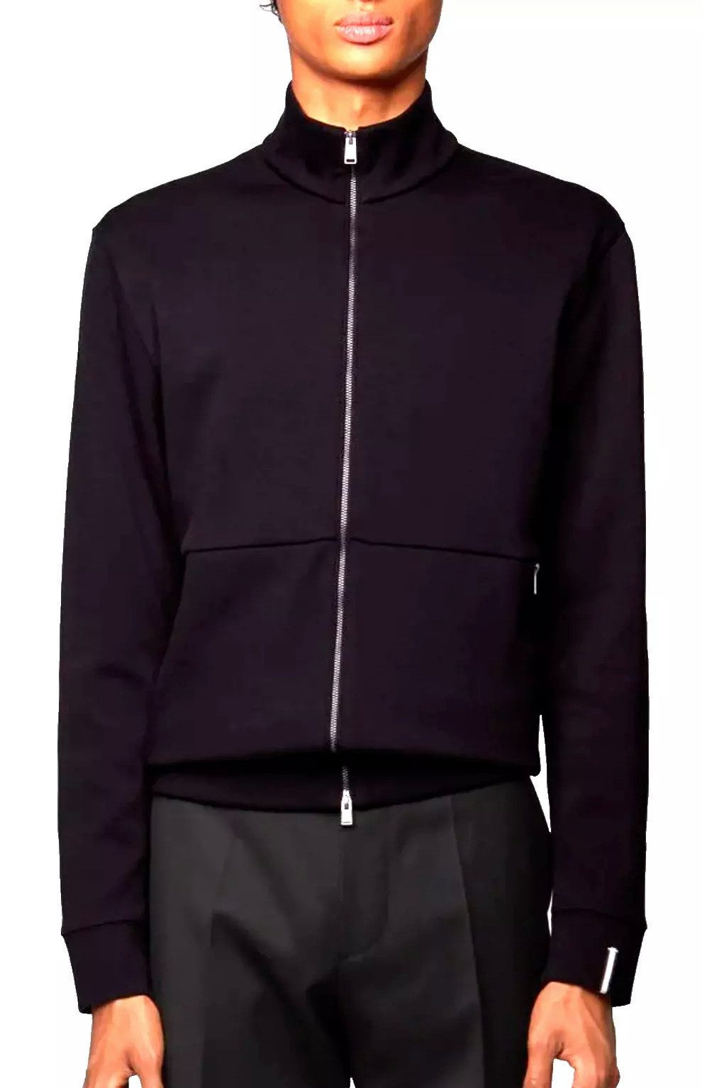 BOSS Blouson Sidney Doppellagigen Jacke Stehkragen günstig online kaufen