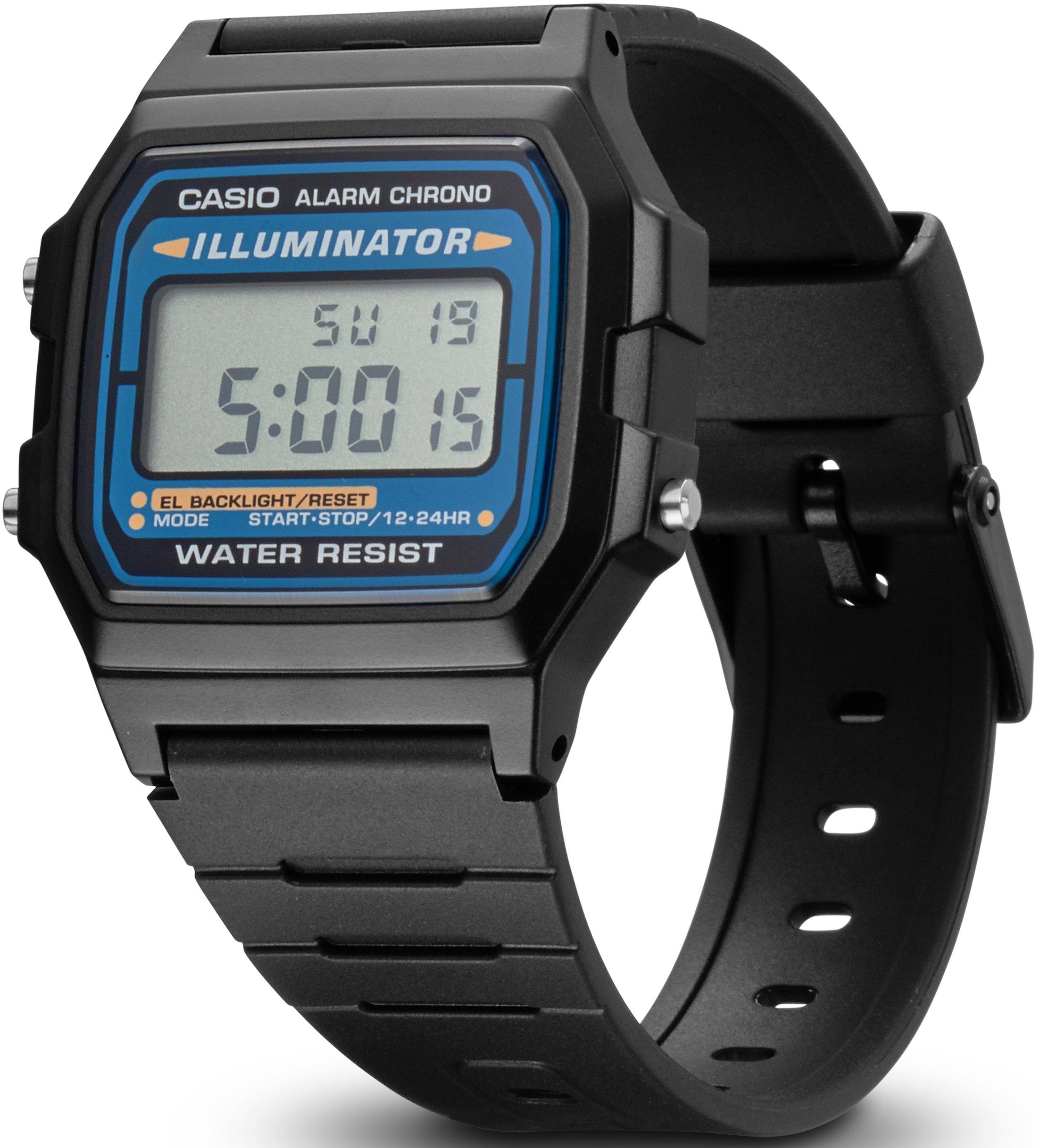 CASIO TIMELESS COLLECTION Chronograph F-105W-1AWYEF, Quarzuhr, günstig online kaufen