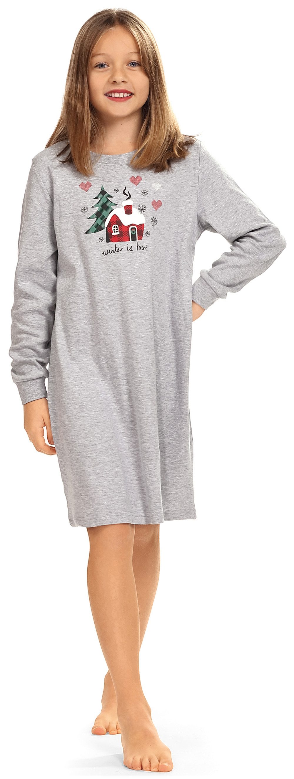 comtessa Nachthemd Comte Kids (Set, 1-tlg., Set) Mädchen Pyjama Sleepshirt, Nachthemd Baumwolle