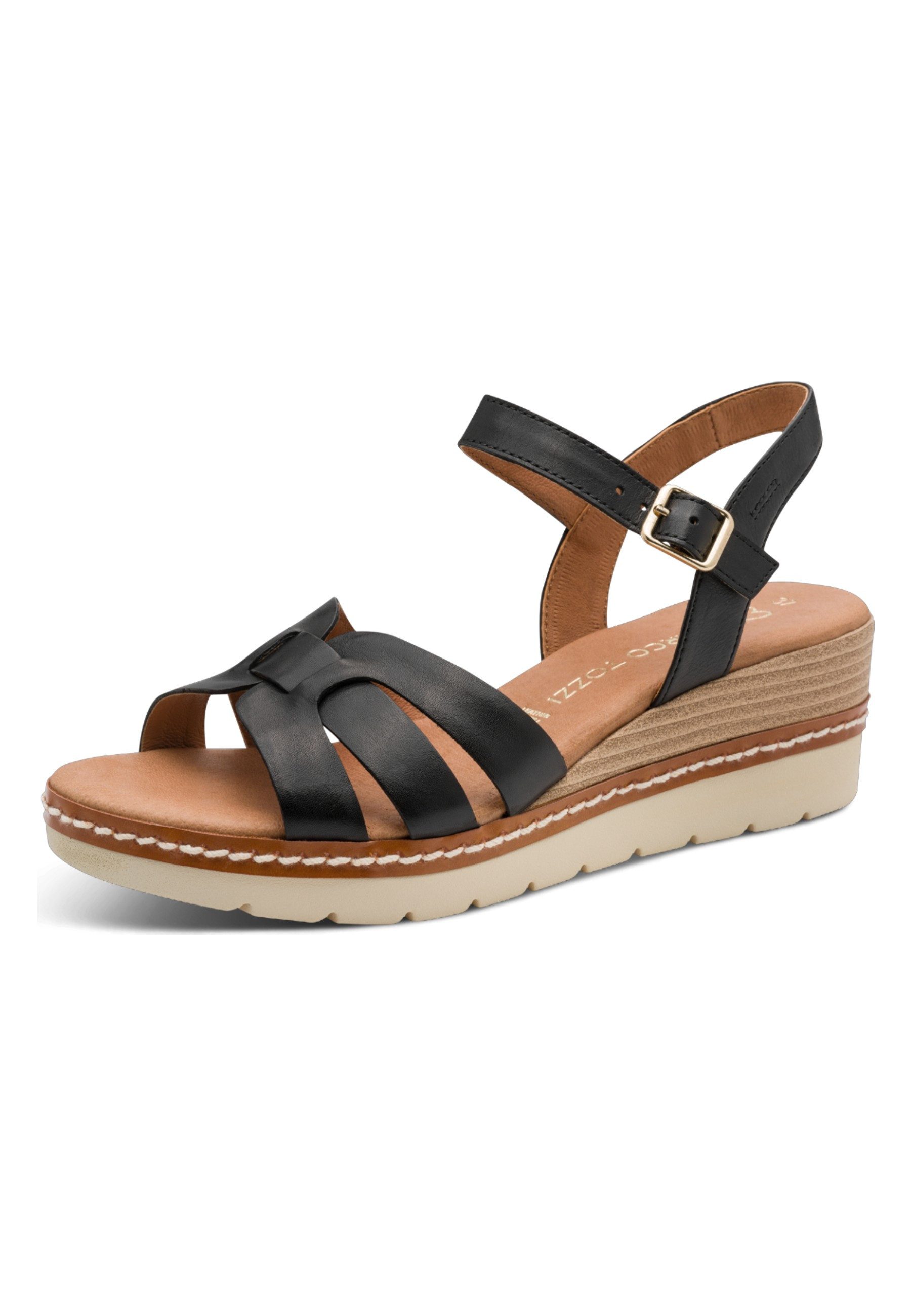 MARCO TOZZI 2-28702-46 001 Black Sandale