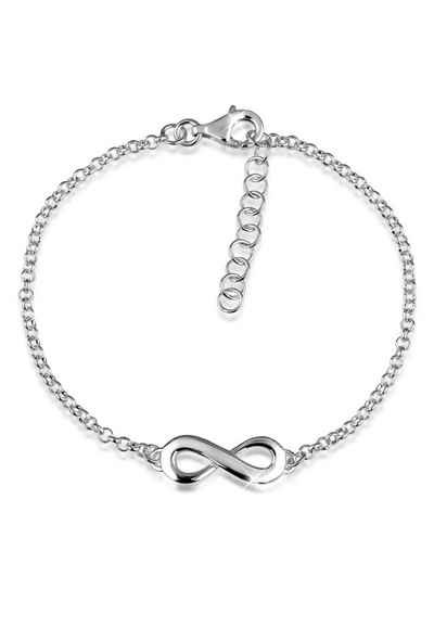 Nenalina Armband Infinity Symbol Unendlichkeits-Zeichen 925 Silber, Infinity
