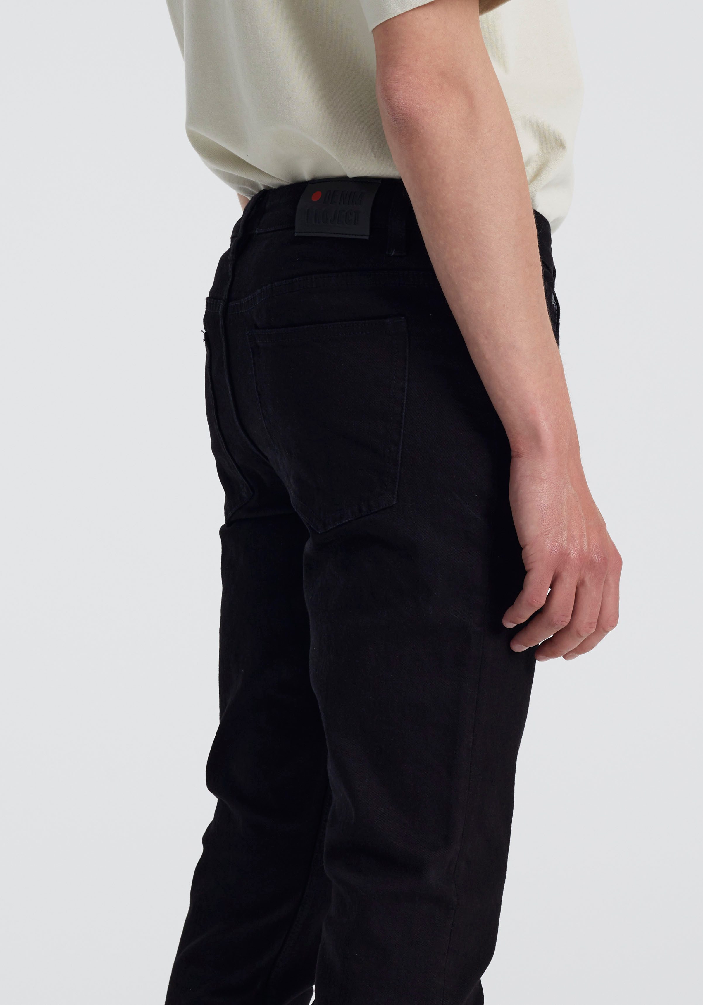DENIM PROJECT Slim-fit-Jeans mit Logo-Badge günstig online kaufen