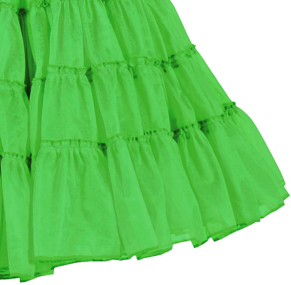 thetru Kostüm Volumen Petticoat für Damen 53 cm, Grün