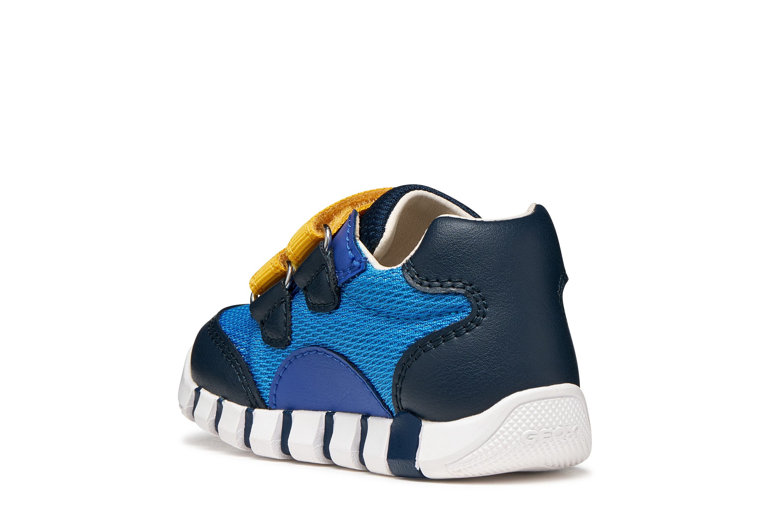 Geox B IUPIDOO BOY Lauflernschuh Babyschuh mit Logoschriftzug, Größenschablone zum Download