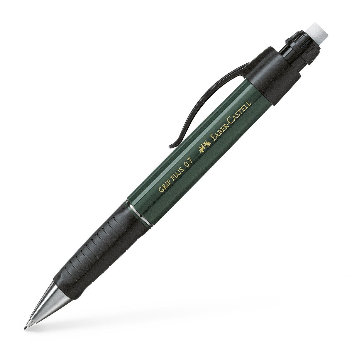 Faber-Castell Druckbleistift FABER-CASTELL Druckbleistift Grip Plus + Ersatzminen 0,7mm metallic