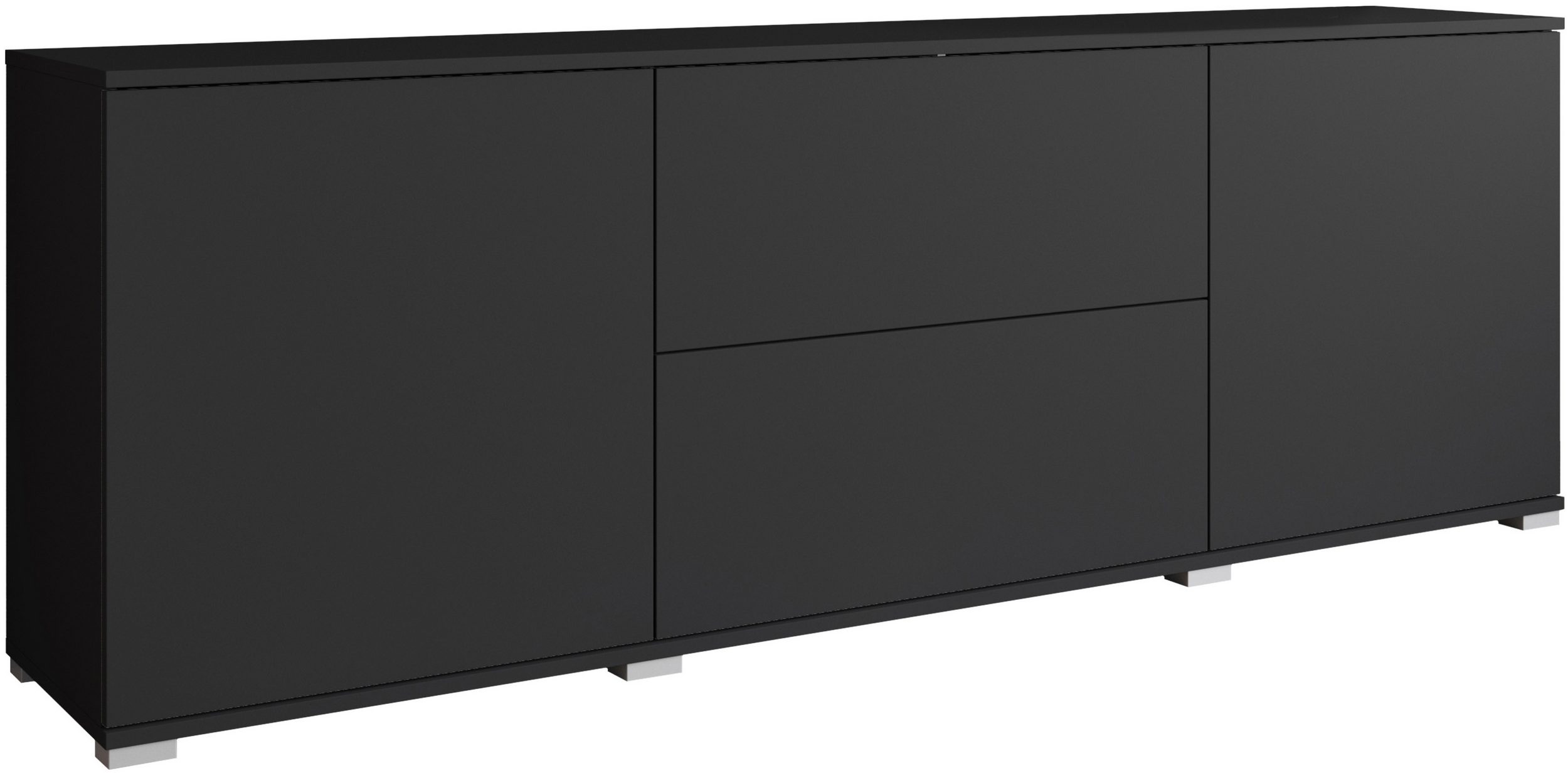 Lowboard KENIA Graphite Schwarz Matt von INOSIGN