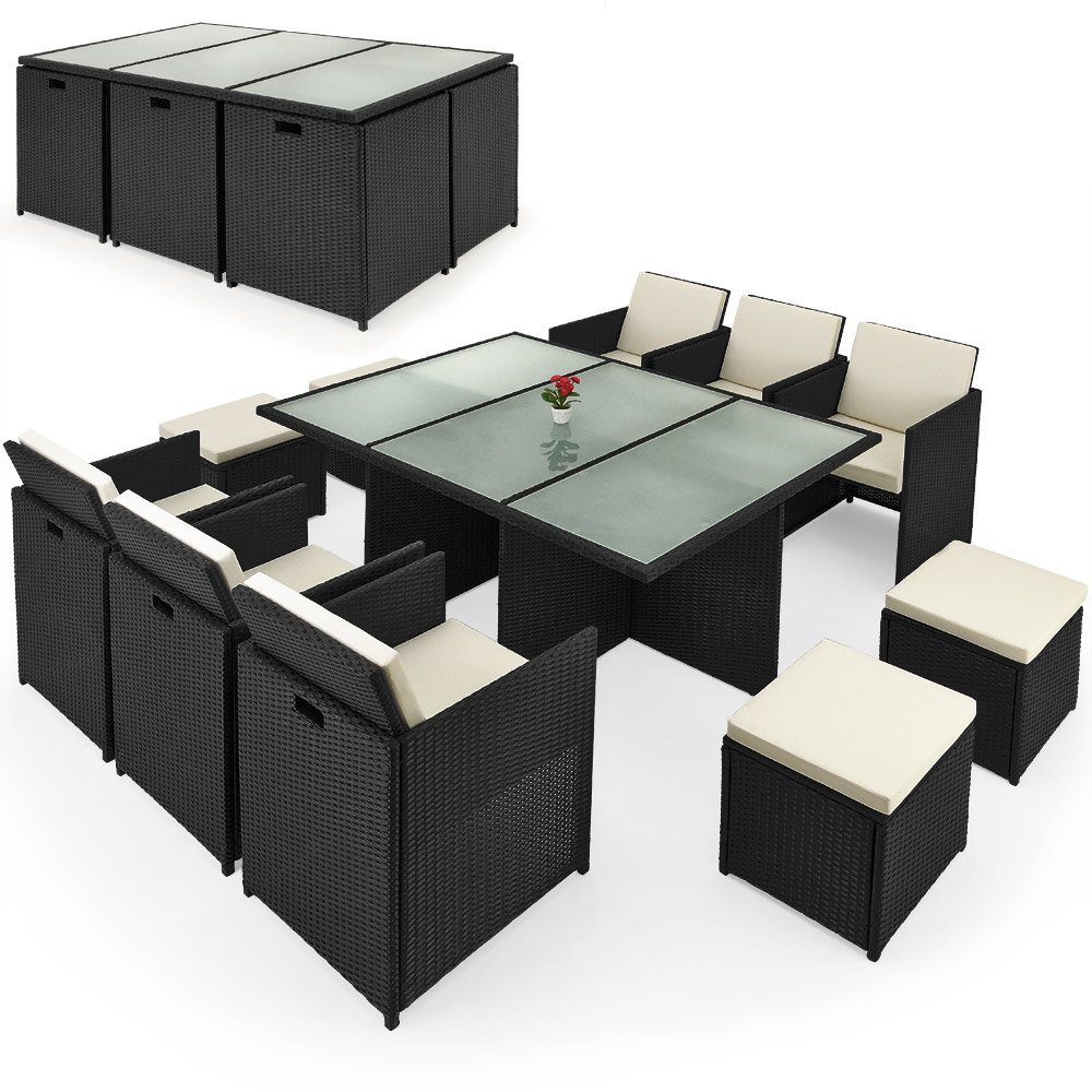 Casaria Sitzgruppe, Modernes Design • XXL Sitzgruppe • platzsparendes