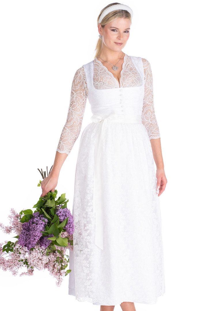 Berwin & Wolff Dirndl Dirndl lang 2tlg. - ILENA - offweiß