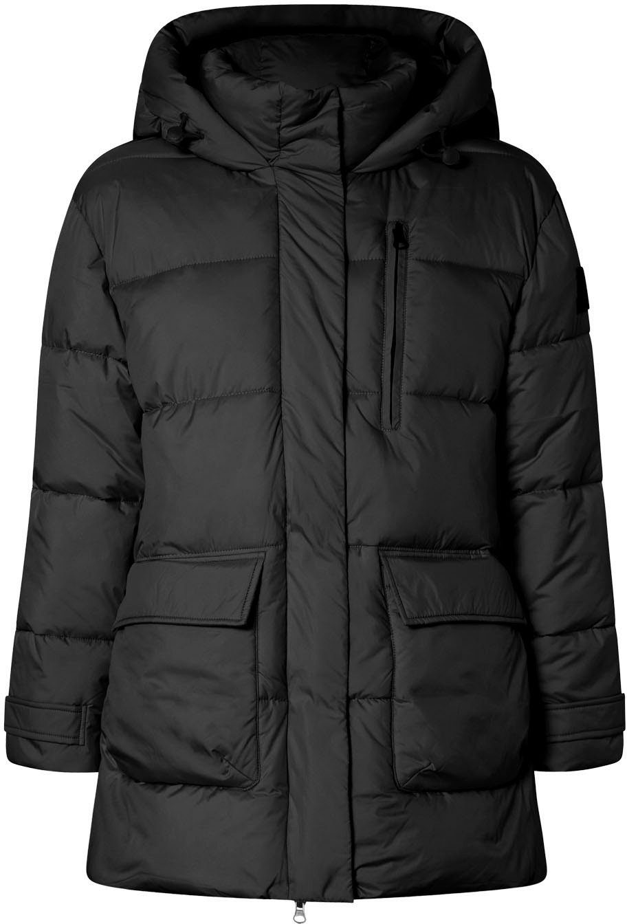 BAILYALF Taschen ECOALF black großen Langjacke mit aufgesetzten