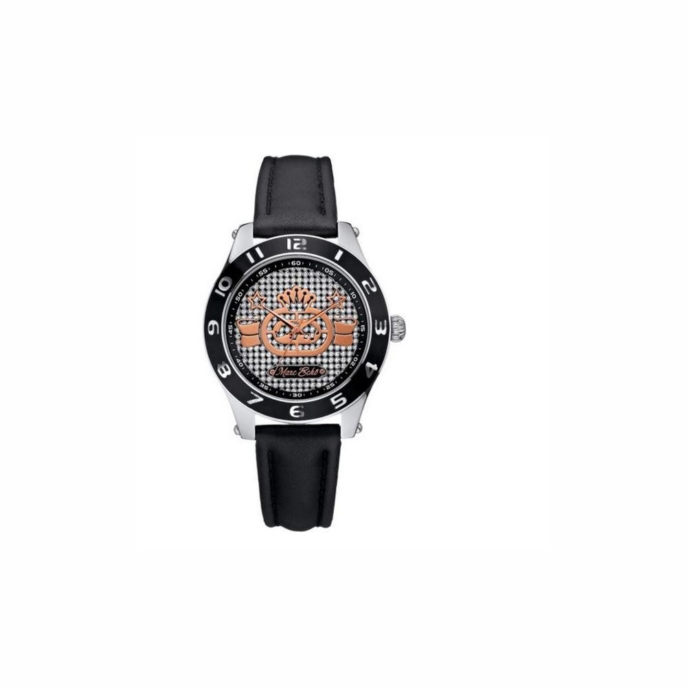 Marc Ecko Quarzuhr Marc ecko Unisex-LederArmbanduhr Uhr Marc Ecko E09502M1 39 mm Quarzuhr
