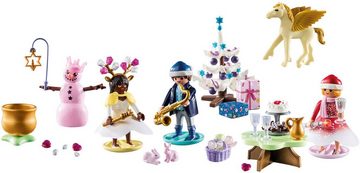 Playmobil® Spielzeug-Adventskalender Spielbausteine, Weihnachtsfest Regenbogen (71348), Princess Magic
