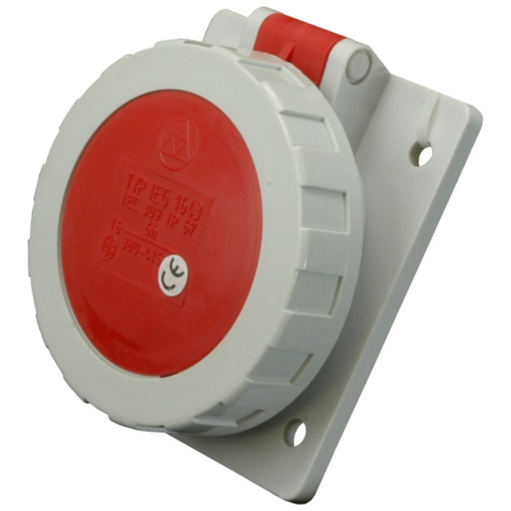 SEZ Steckdose Einbausteckdose schräg 32A/5P 400V IP67 Steckdose, 1-St.