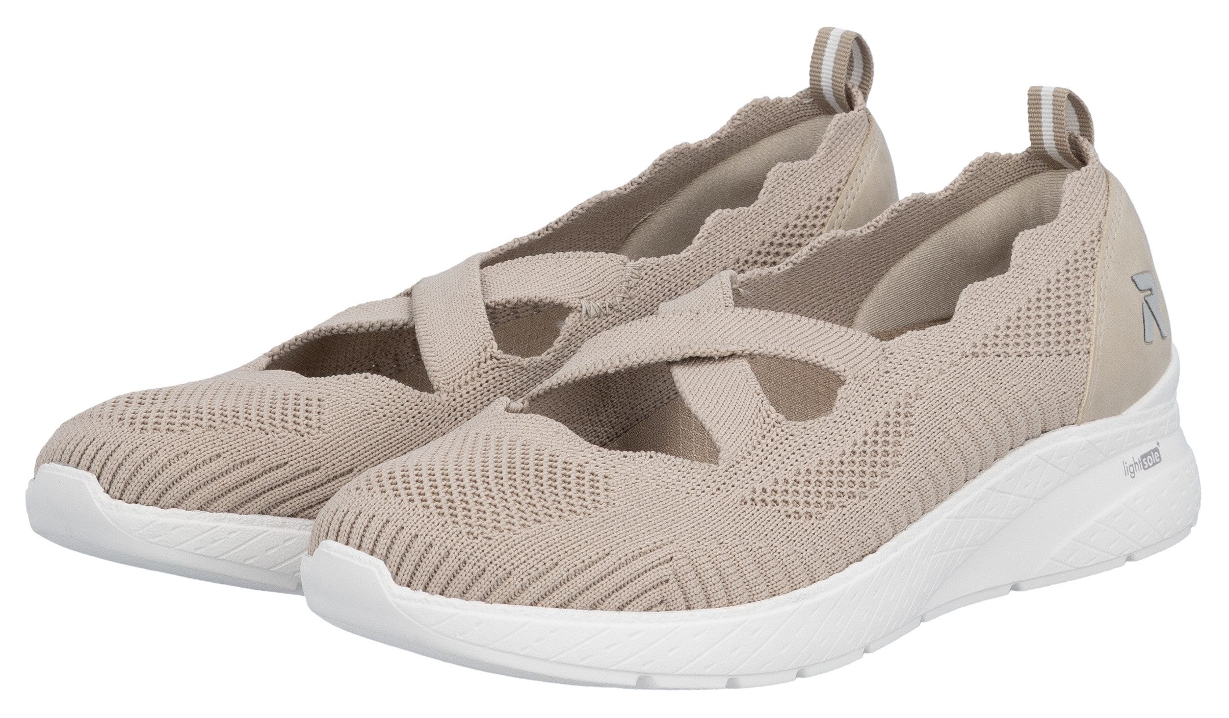 Rieker Riemchenballerina Schlupfschuh, Slipper in veganer Verarbeitung