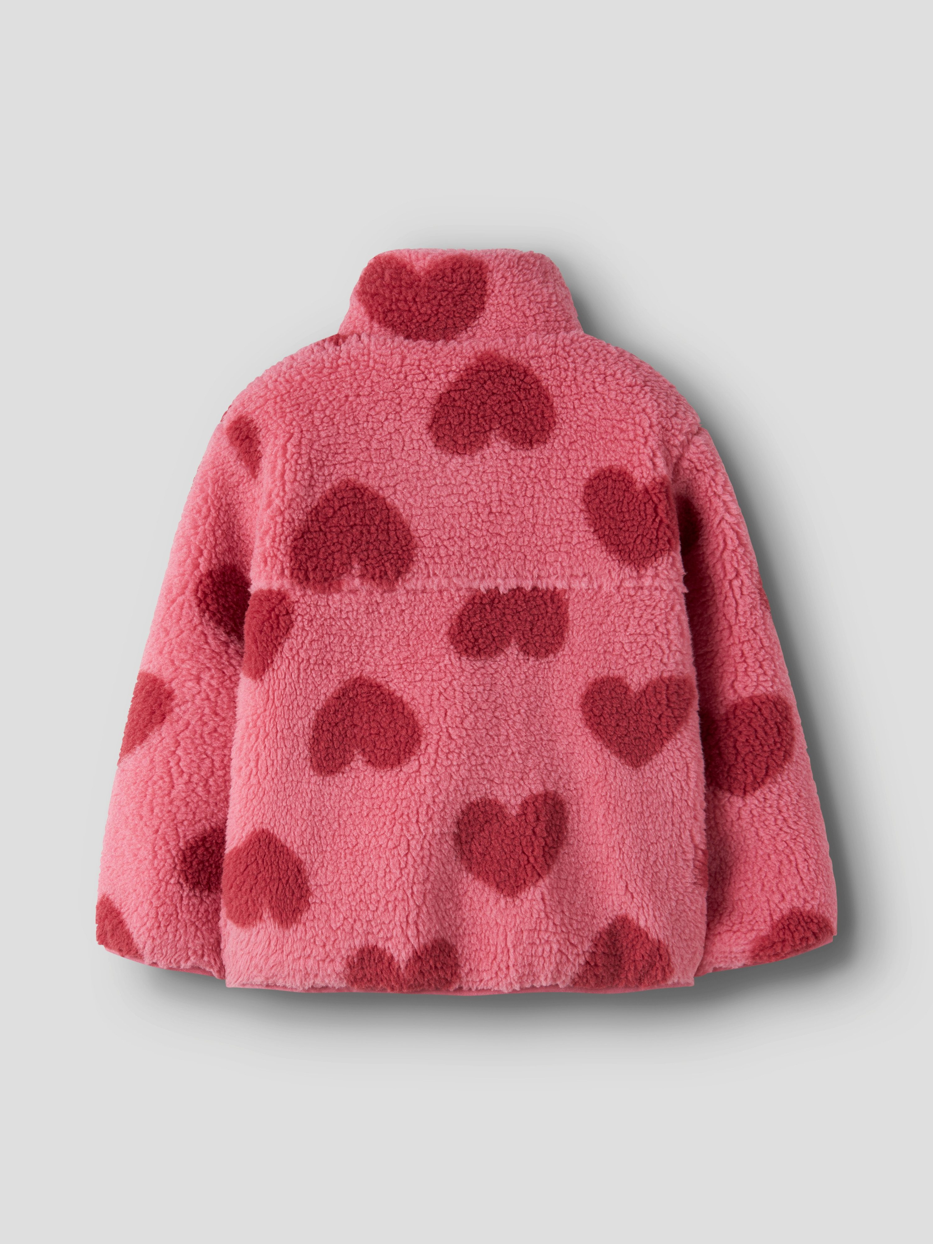 Name It Plüschjacke NMFMONICA TEDDY JACKET AOP NOOS Kunstfaser – Bild 5 von 5