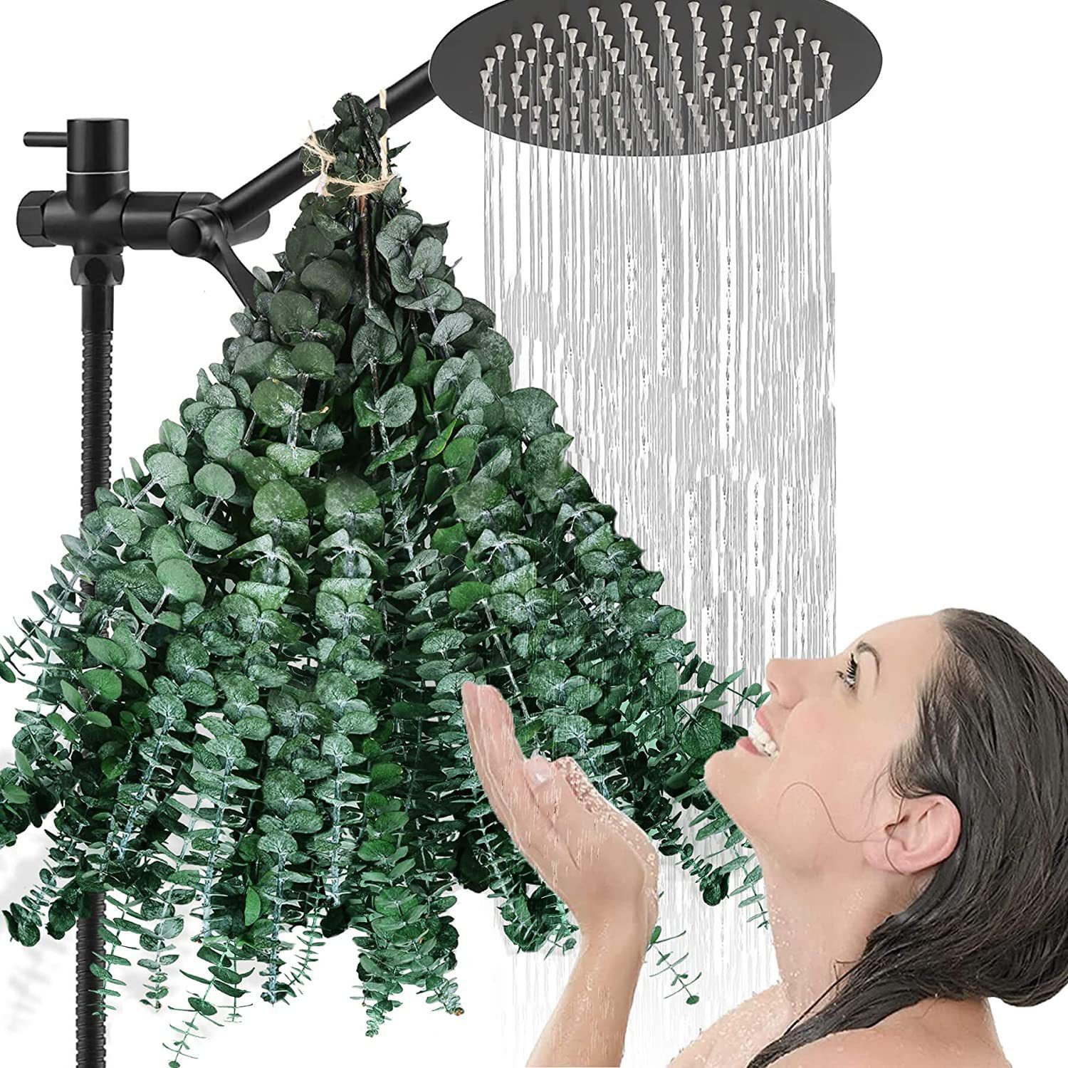 Kunstblumenstrauß Eukalyptus Getrocknet 43cm Natürliche Trockenblumen, günstig online kaufen