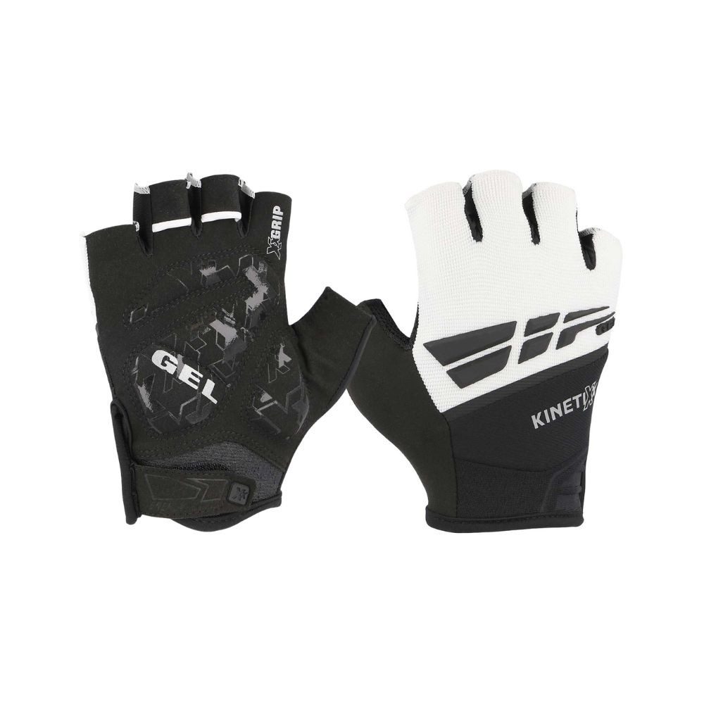 Kinetixx Fahrradhandschuhe Radhandschuhe mit Silikonprotekoren Laif, KinetiXx (weiß, schwarz, grau) Anatomische Passform, Grip, Atmungsaktiv