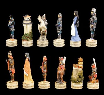 Figuren Shop GmbH Spiel, Schachfiguren Set - Samurai Krieger - Veronese Schach Figuren Strategiespiel