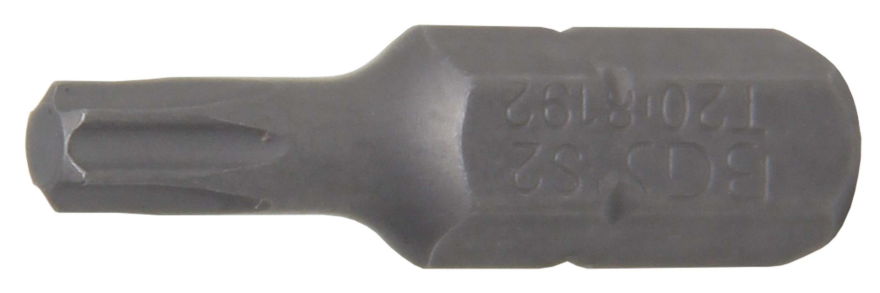 BGS technic Bit-Schraubendreher Bit, Antrieb Außensechskant 6,3 mm (1/4), T-Profil (für Torx) T20