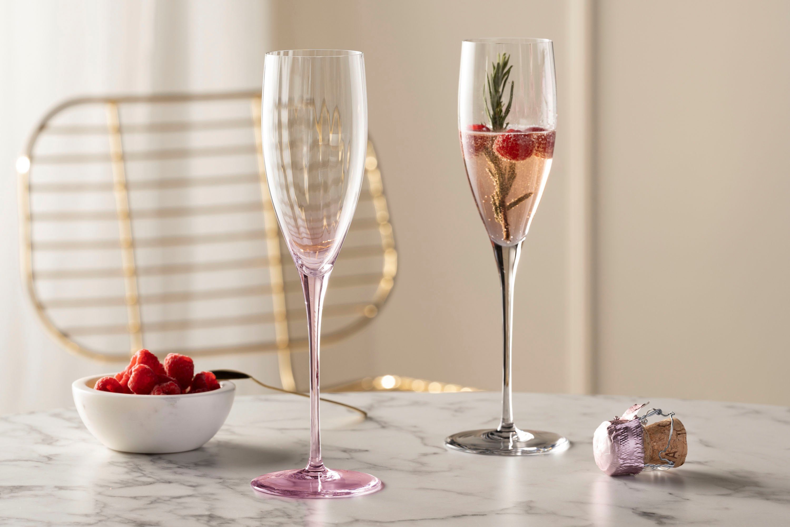 LEONARDO Sektglas POESIA, 6-tlg., Kristallglas, 250 ml, 6-teilig
