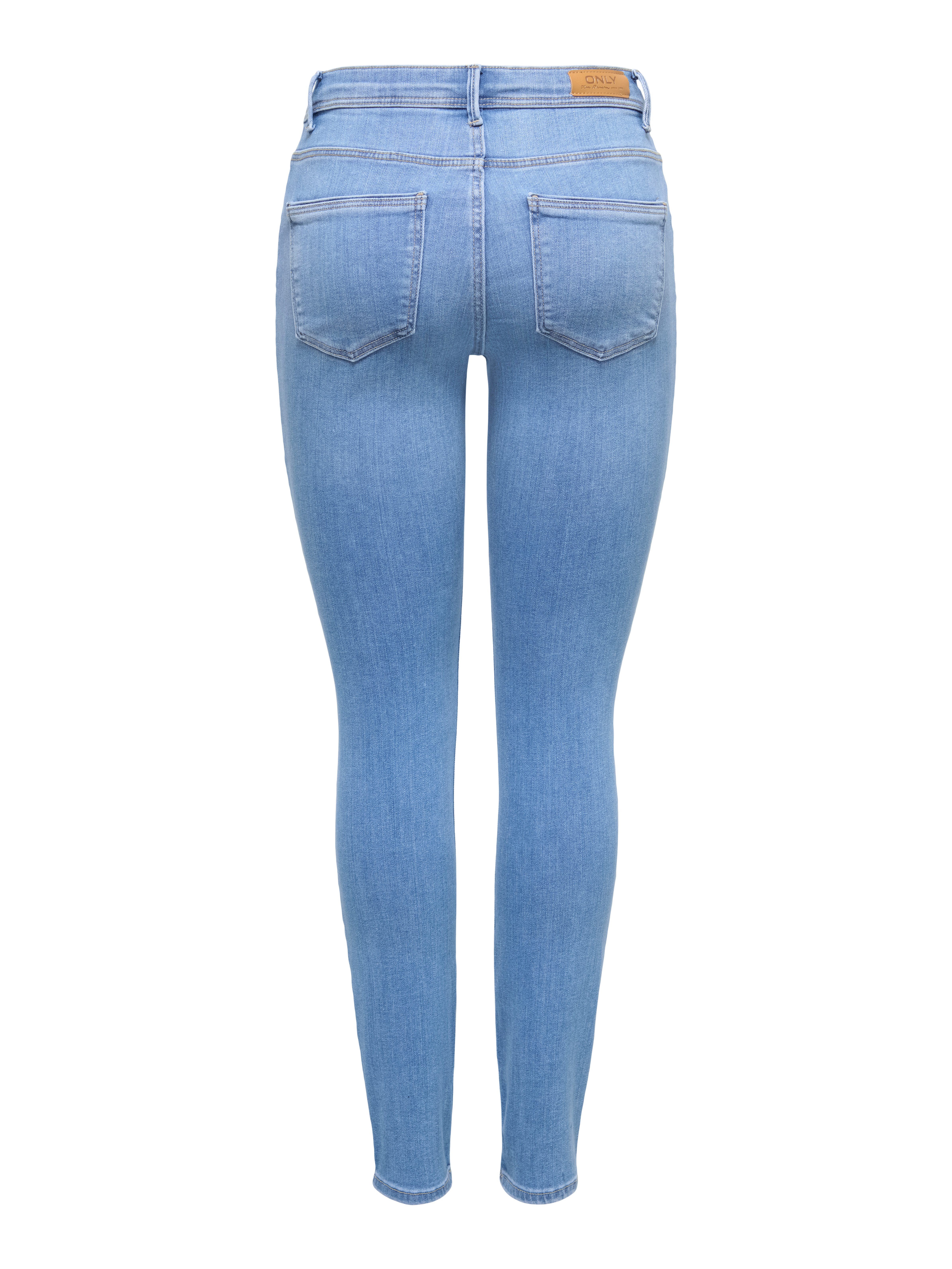 ONLY Skinny-fit-Jeans ONLLINEA MID WAIST LANK SK DNM Baumwollmischung, mid waist, skinny fit