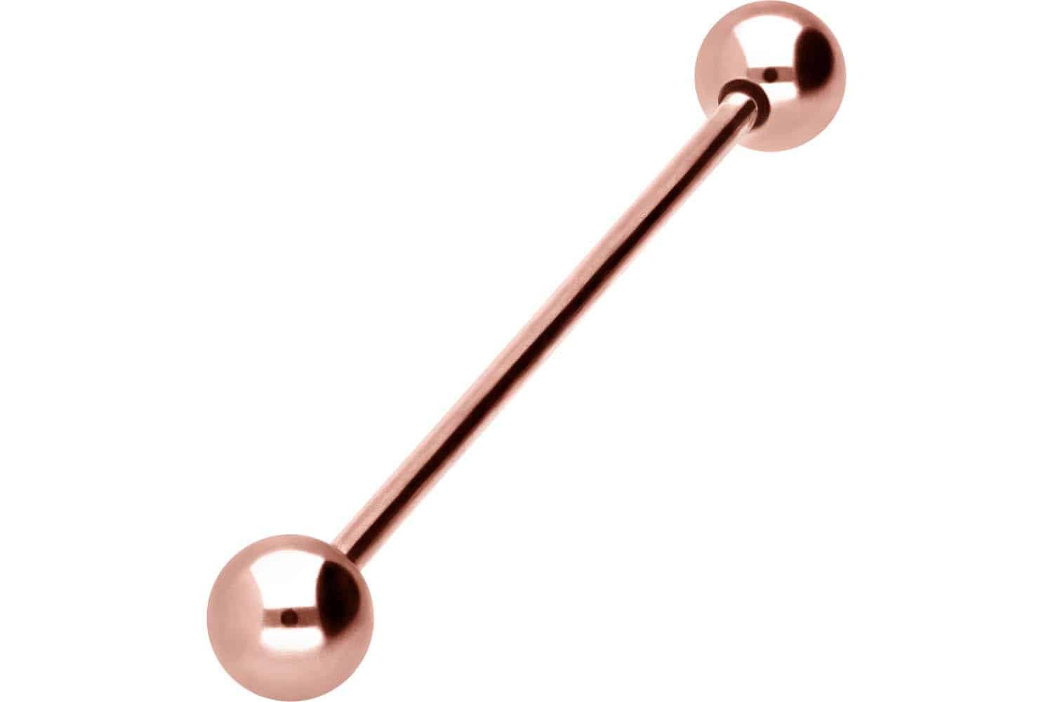 PIERCINGLINE Brustwarzenpiercing Titan Barbell (Barbells, 1-tlg)
