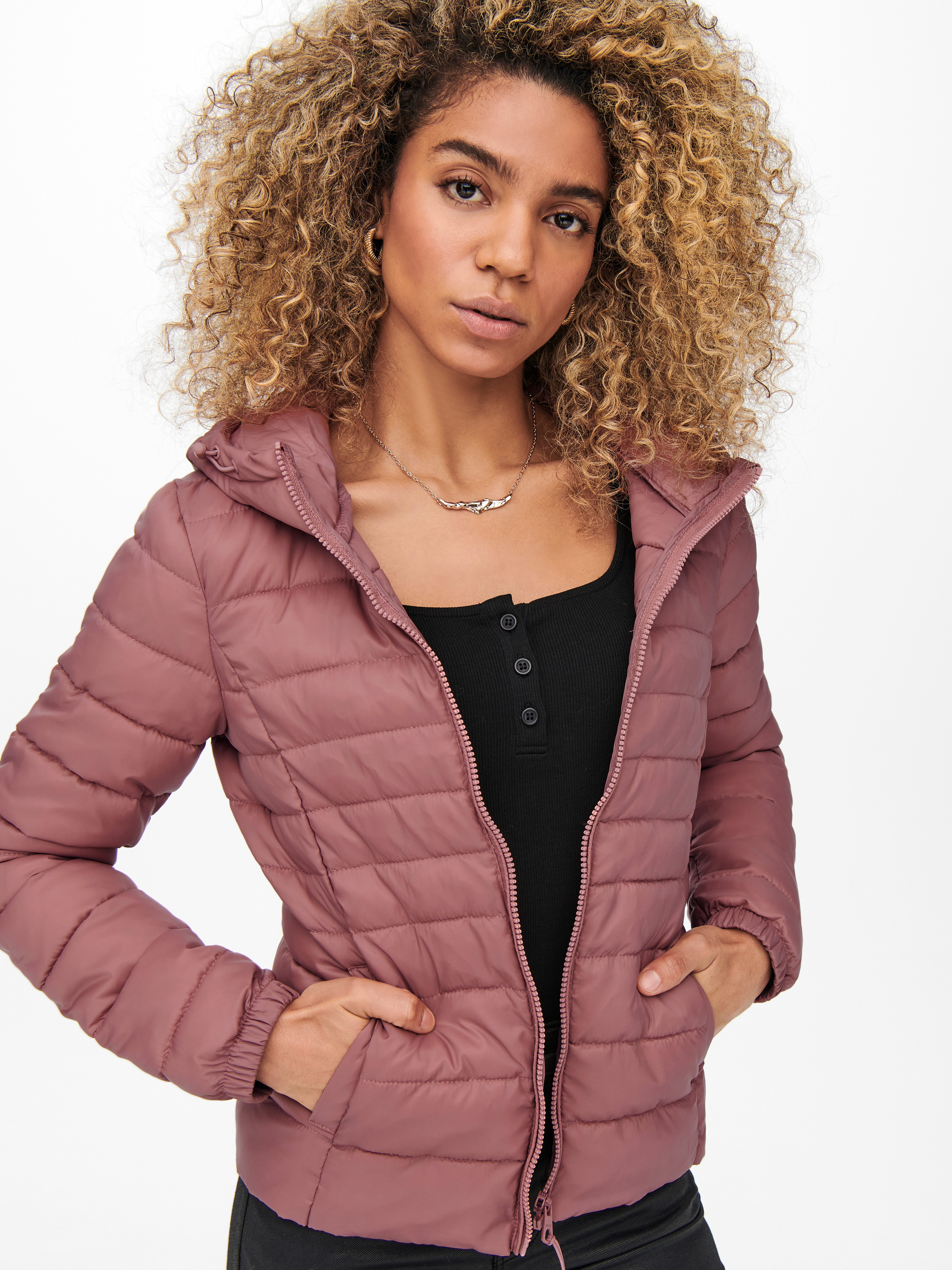 ONLY Steppjacke ONLTAHOE HOOD JACKET OTW NOOS Kunstfaser, perfekt für den Übergang