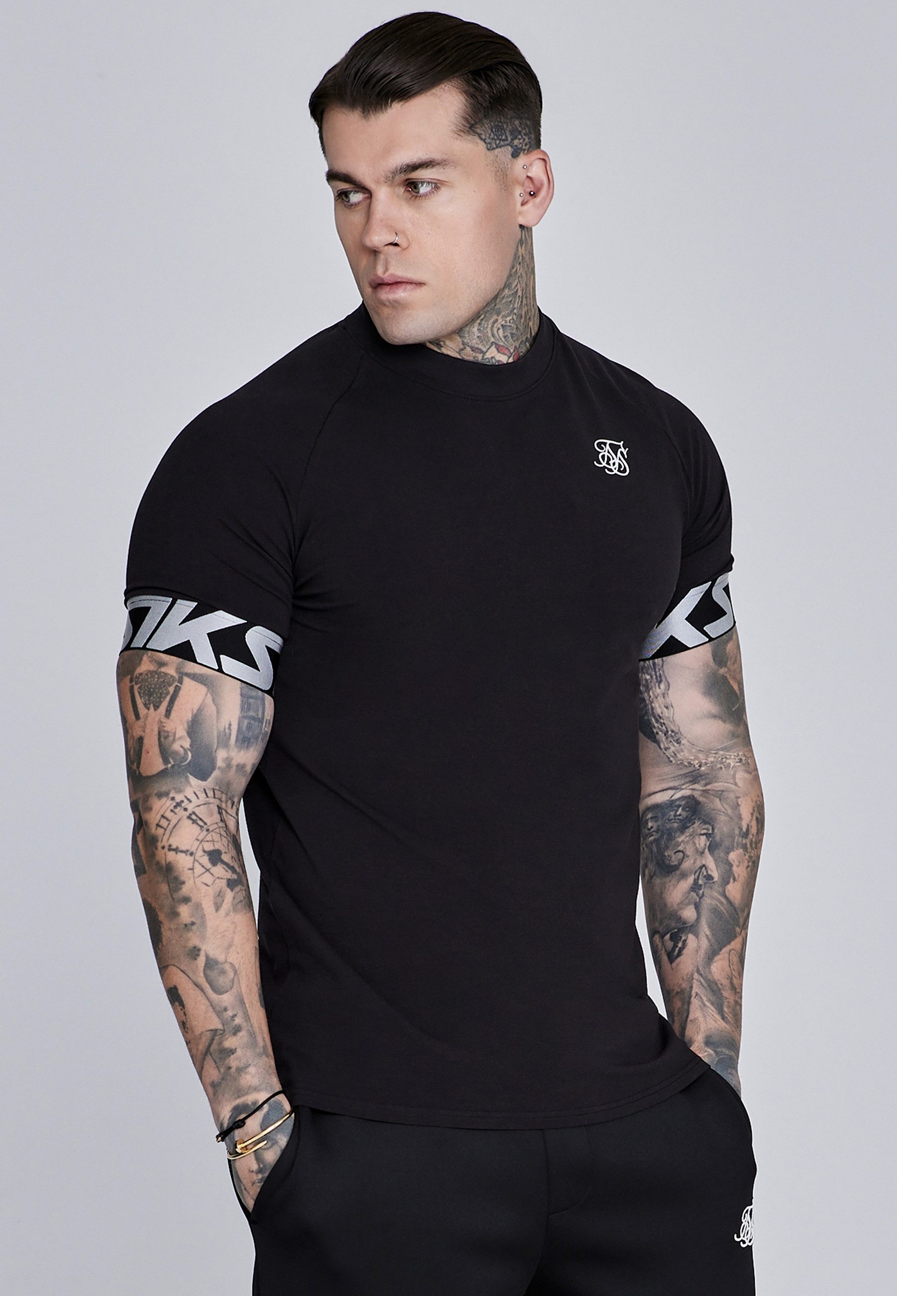 Siksilk T-Shirt SikSilk Herren-Tech-T-Shirt günstig online kaufen