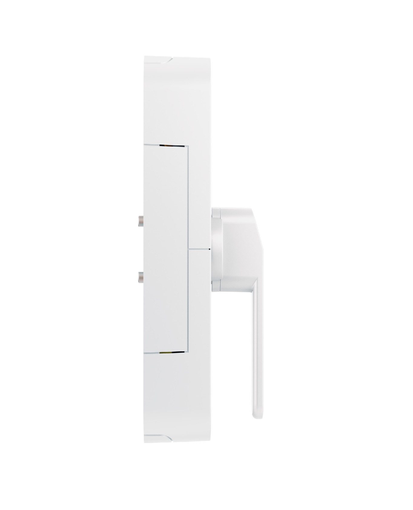 ABUS Alarmfenstergriff WINTECTO™ One -Smarter Terrassentür Fensterantrieb FCA4100 vs. Weiß, verschiedenschließend, Alarmfunktion, einfache Montage ohne Bohren, für Balkon-/ Terrassentür