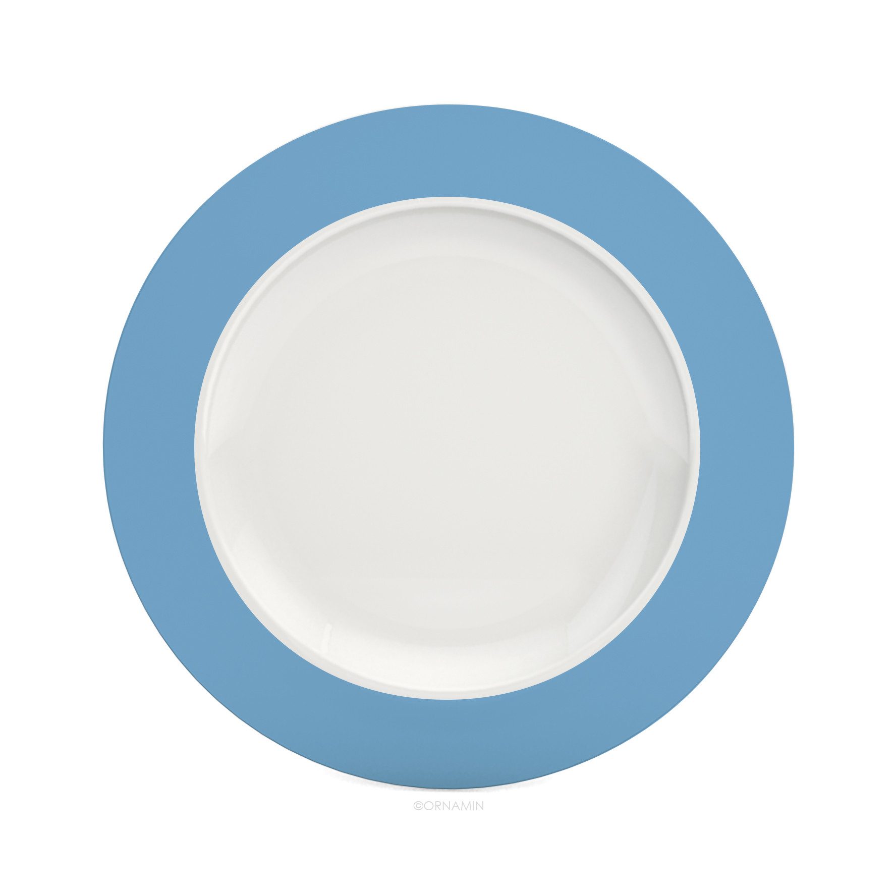 Ornamin Frühstücksteller Elegant - Kunststoffteller, Kunststoffgeschirr l BPA-frei l Melamin l Made in Germany
