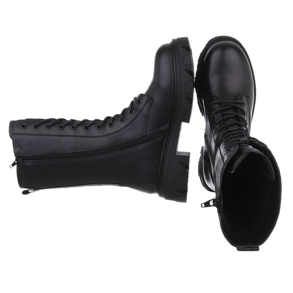 Ital-Design Damen Freizeitschnürschuhe aus echtem Leder günstig online kaufen