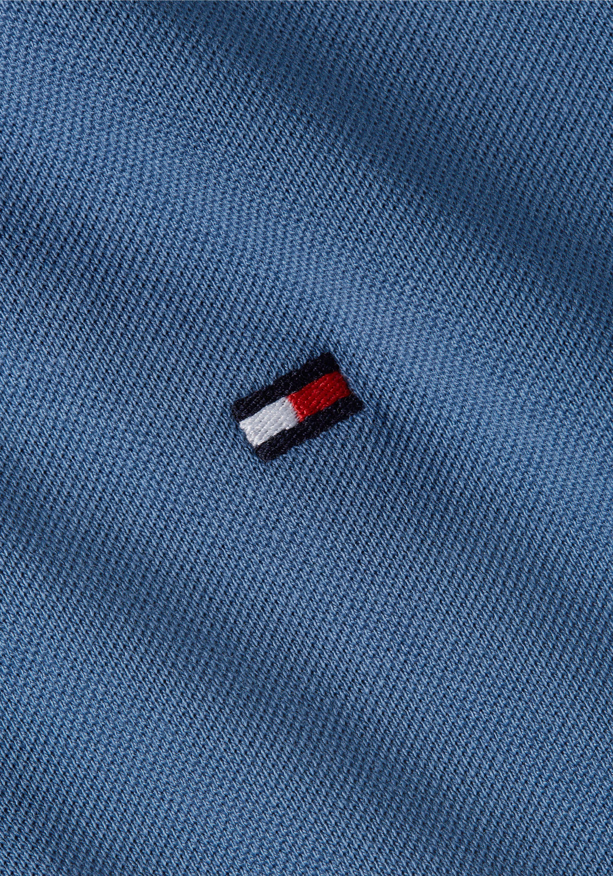 PLACKET mit Poloshirt hinterlegter Knopfleiste kontrastfarben Blue Hilfiger REG Coast POLO Tommy CONTRAST
