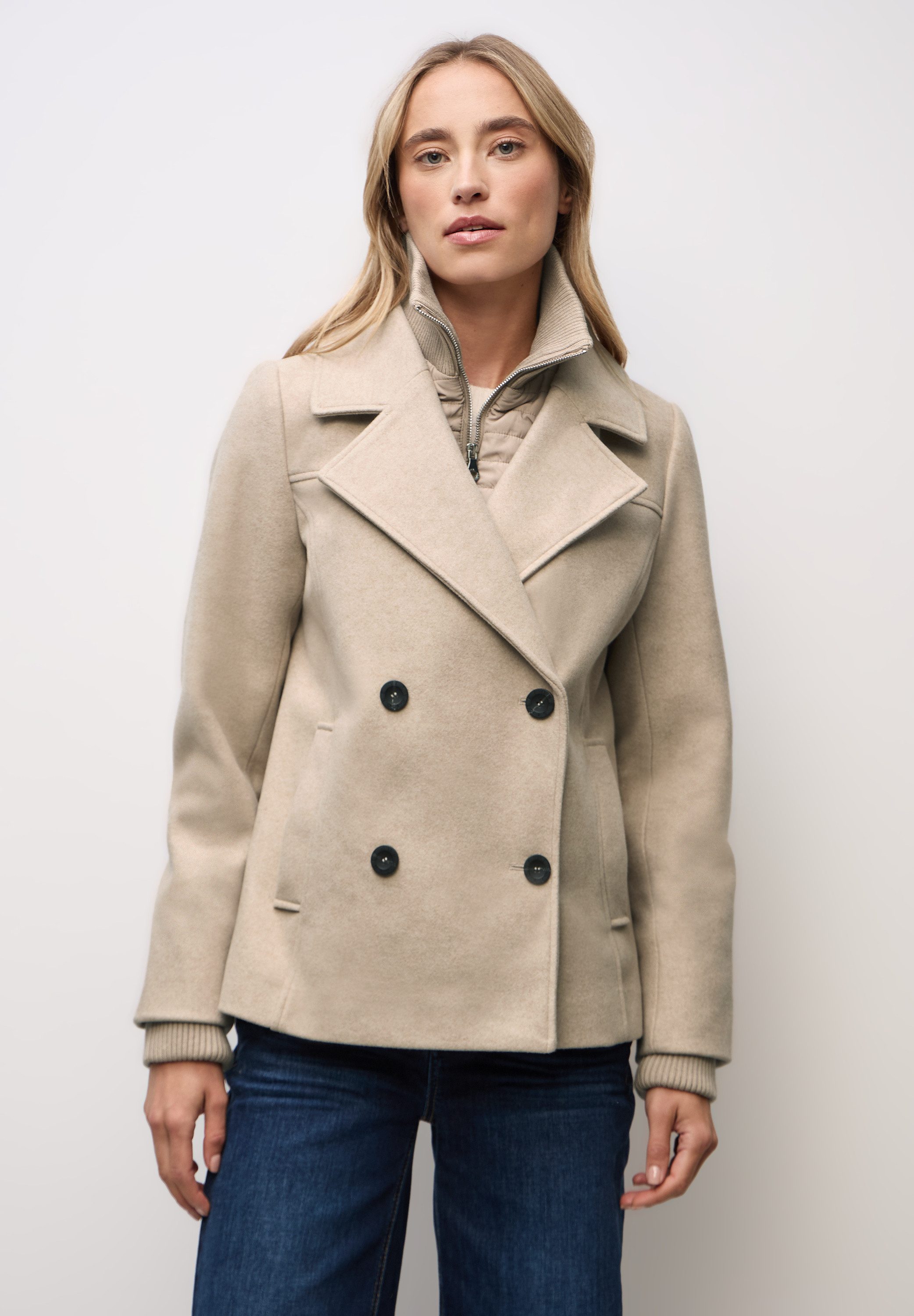 STREET ONE Trenchcoat in Unifarben günstig online kaufen
