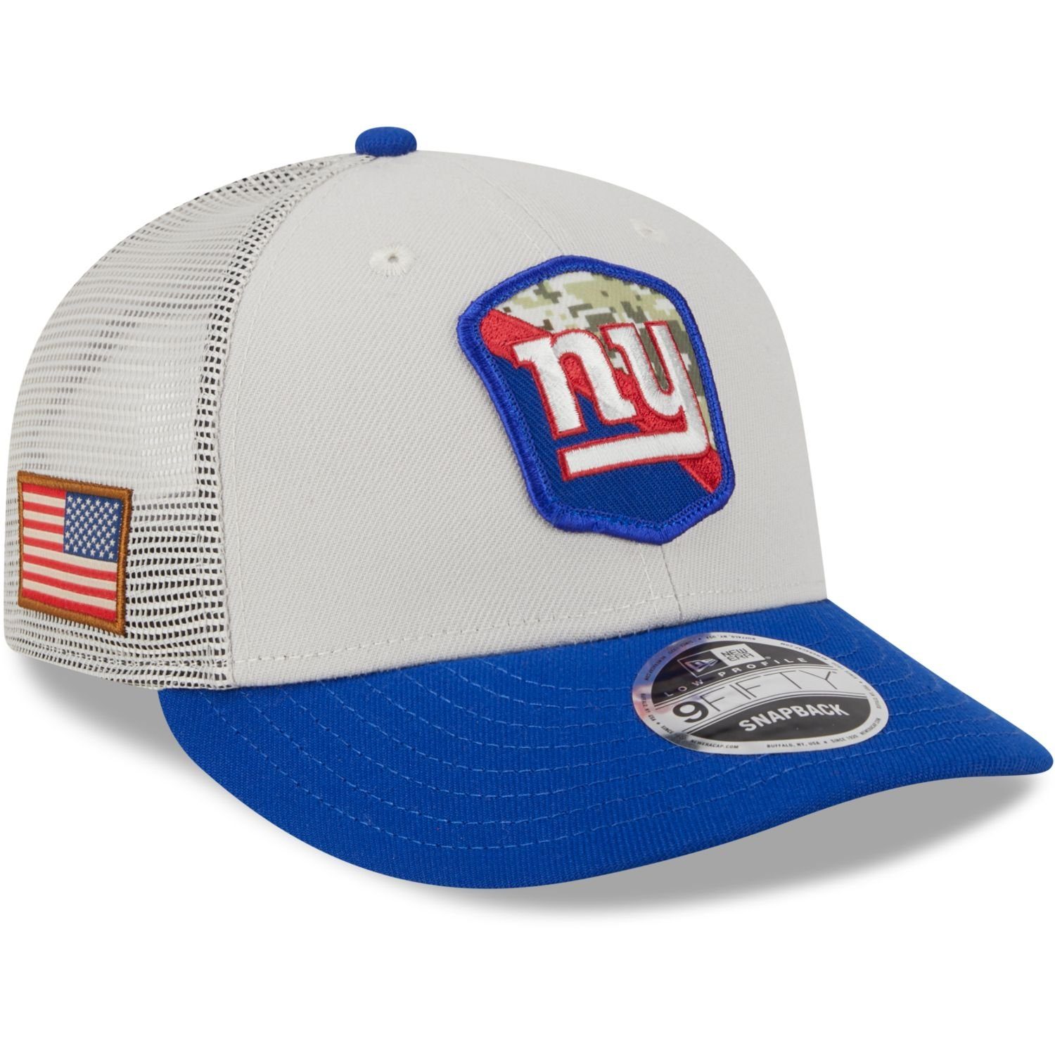 New Era Snapback Cap 9Fifty Low Profile Snap NFL Salute to Service New York Giants