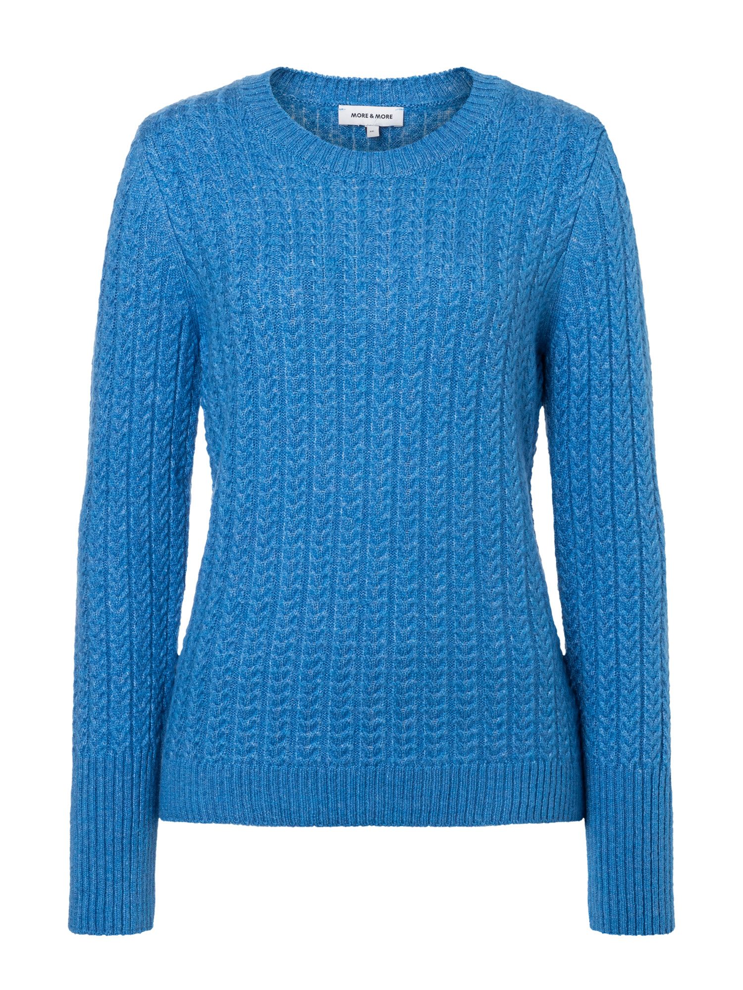 Strickpullover weicher Zopfpullover