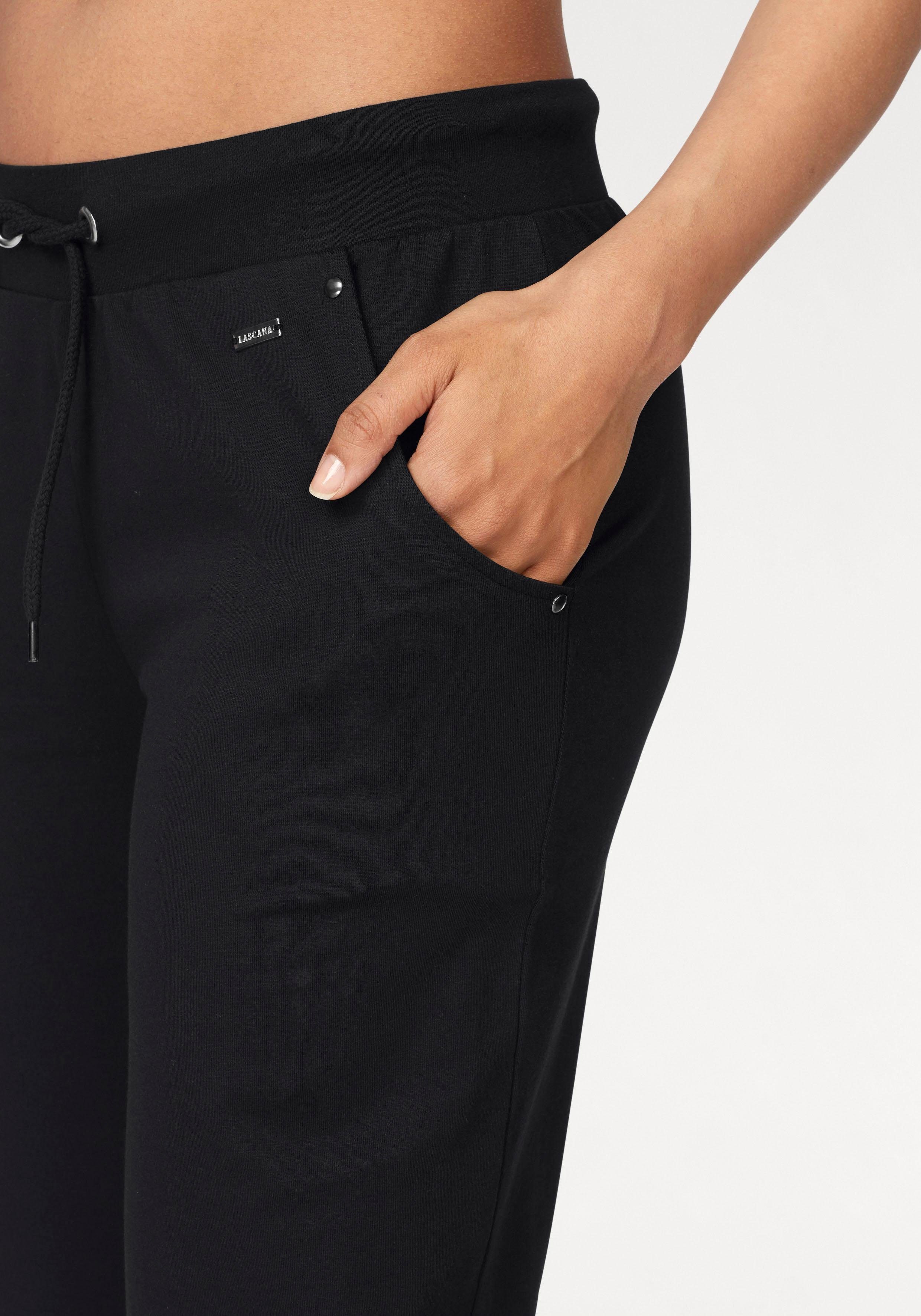 LASCANA Relaxhose - Loungehose- Sweathose mit seitlichen Eingrifftaschen, Home- und Loungewear – Bild 4 von 5
