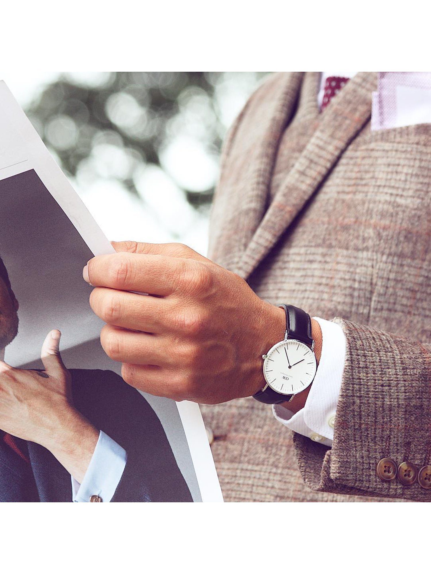 Daniel Wellington Quarzuhr Daniel Wellington Herren-Uhren Analog Quarz