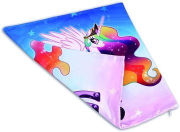 GalaxyCat Dekokissen Einhorn Kissenbezug 50x50cm für Dekokissen, Motiv, Deko Kissenbezug mit Einhorn & Regenbogen